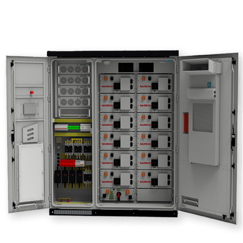 100KW 215kWh Outdoor Commercial Energy Storage System Cabinet