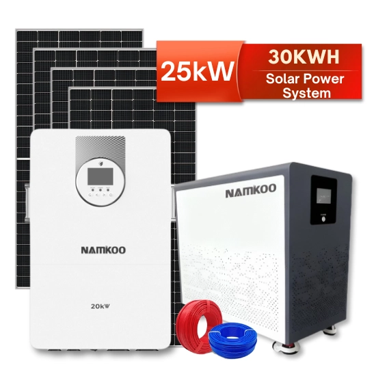 25kW 30kWh Off Grid Solar Power Systems​ for Home
