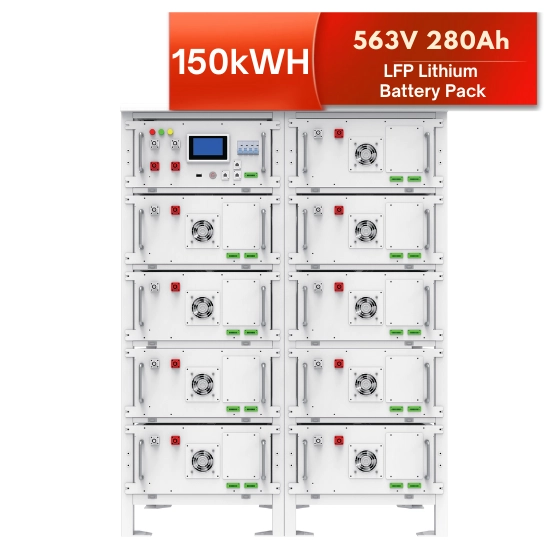 150kWh Solar System Batteries​ LFP High Voltage Battery
